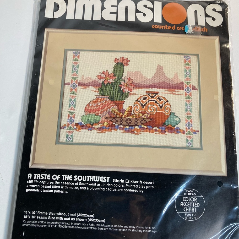 Dimensions Counted Cross Stitch Kit - A Taste of the Southwest